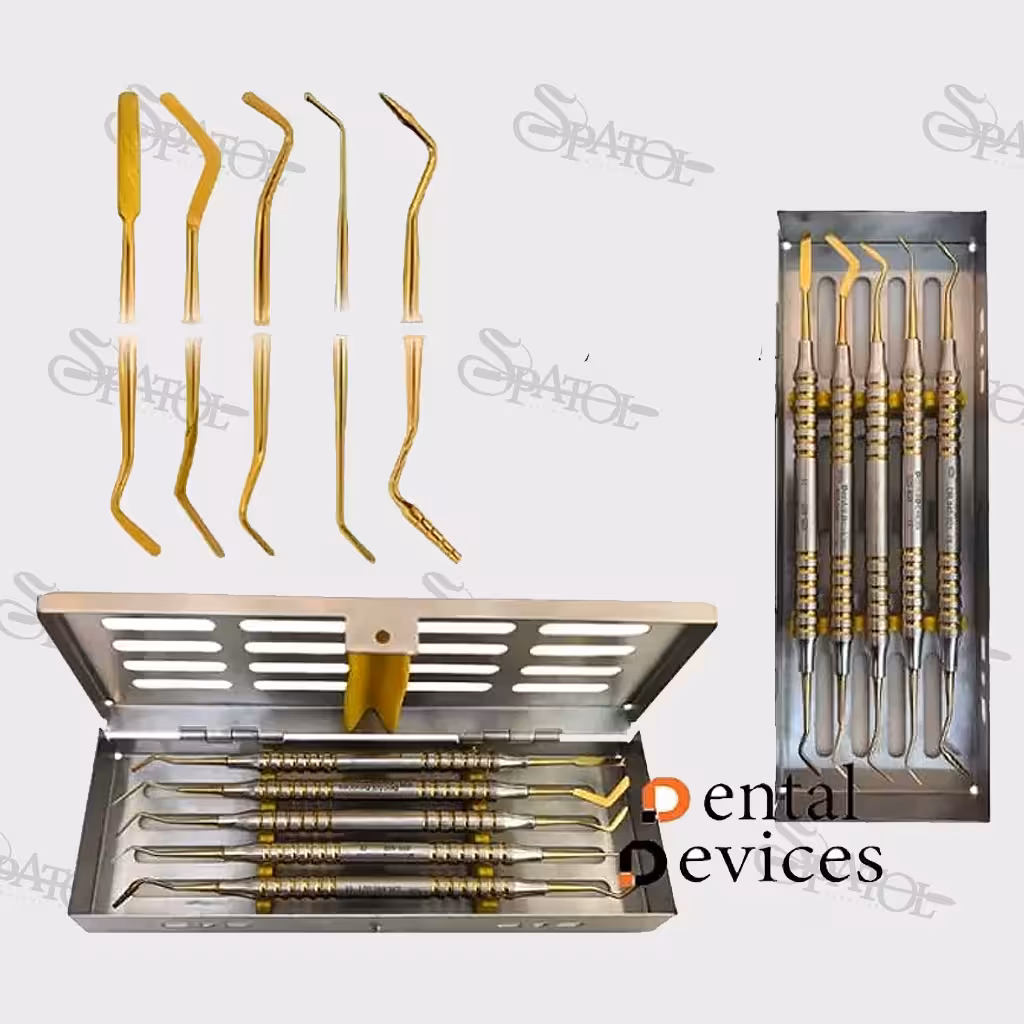 ست 5عددی قلم کامپوزیت با بسکت دنتال دیوایس Dental Devices