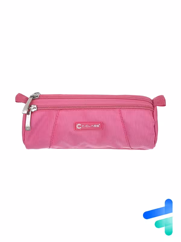 جامدادی سه زیپ مدل آرتو برند سی کلاس رنگ صورتی
