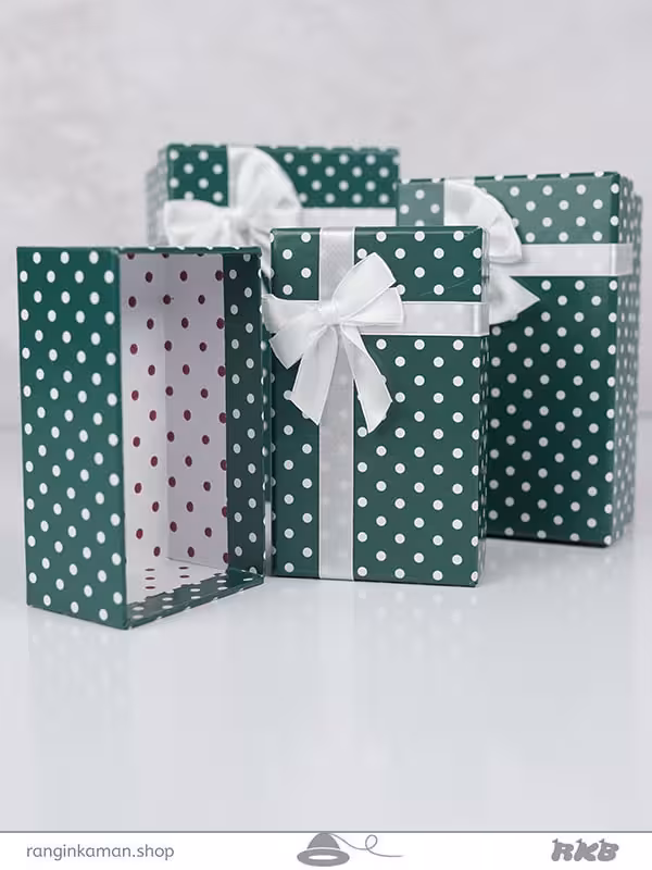 جعبه کادو مستطیل کوچک(3 سایز)  Small rectangular gift box
