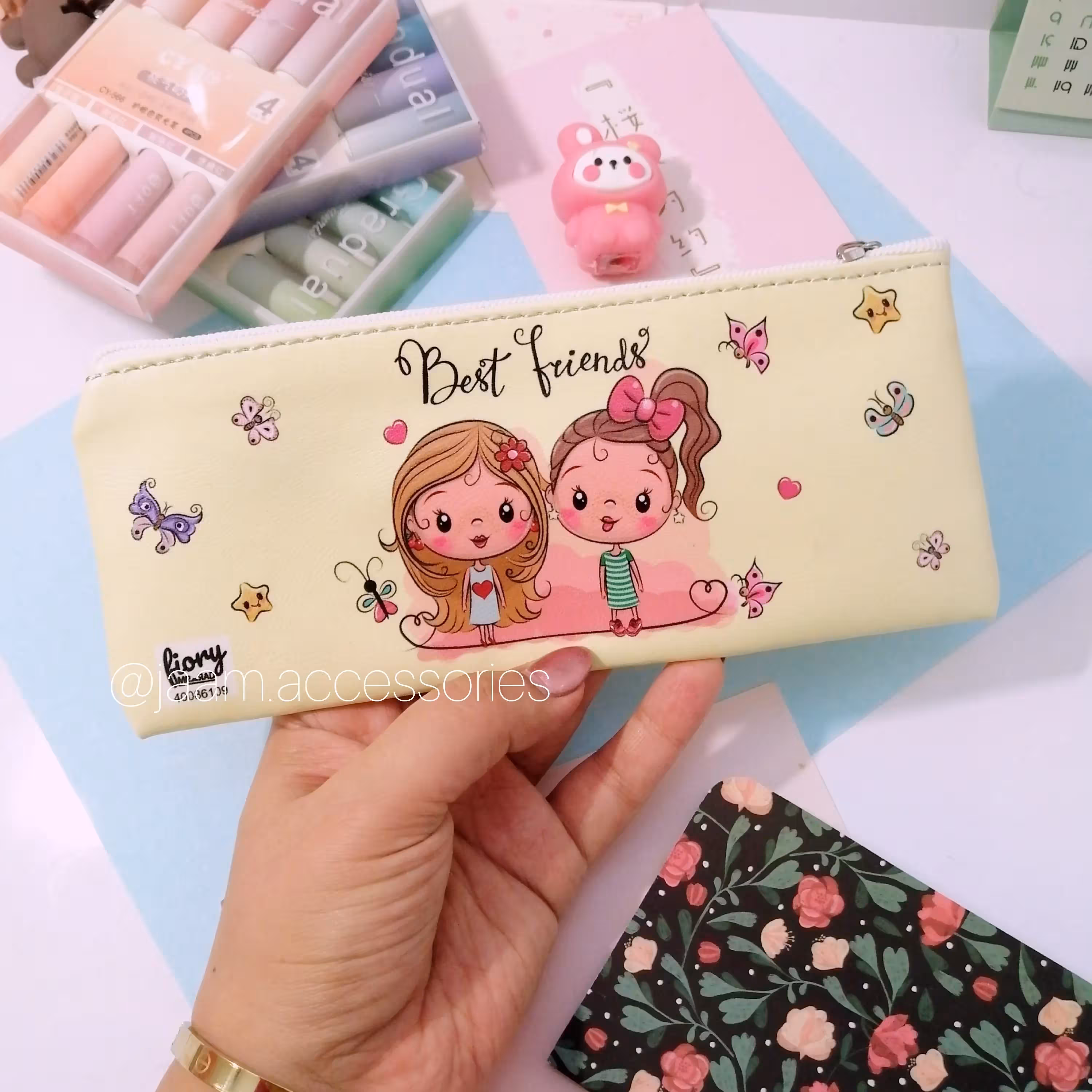 جامدادی چرمی تخت فانتزی کیفیت عالی