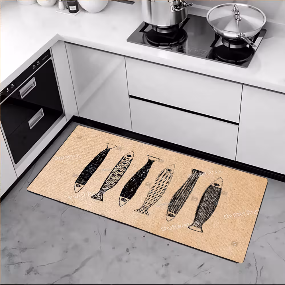 فرش آشپزخانه طرح ساده و مدرن CP-1087