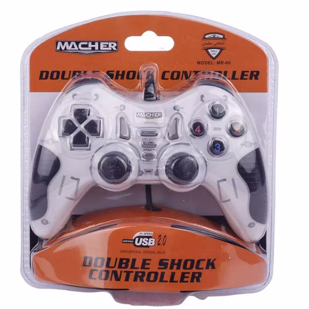 گیم پد تک فانتزی شوک دارمچر مدل Macher MR-60