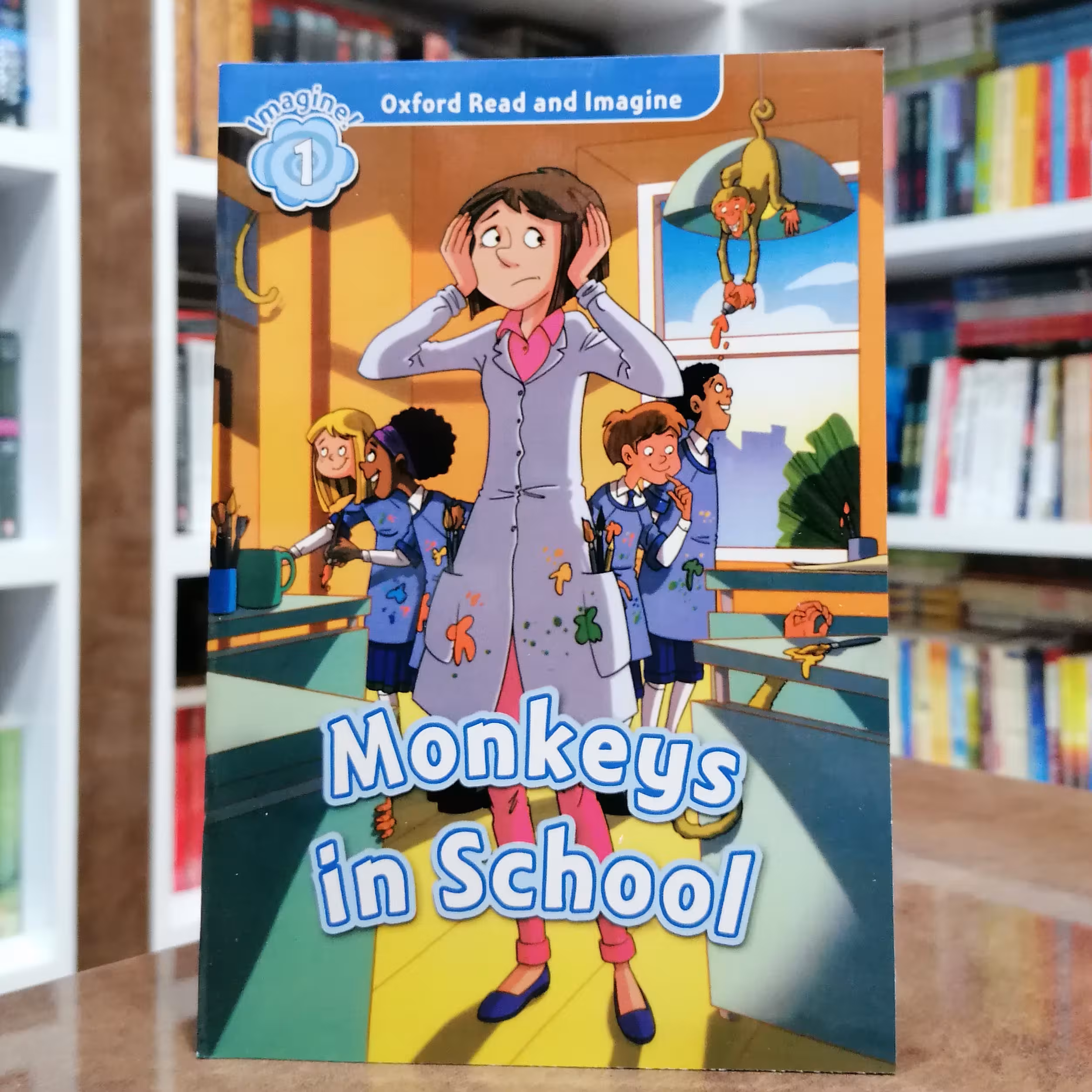 کتاب Oxford Read and Imagine 1 Monkey in School