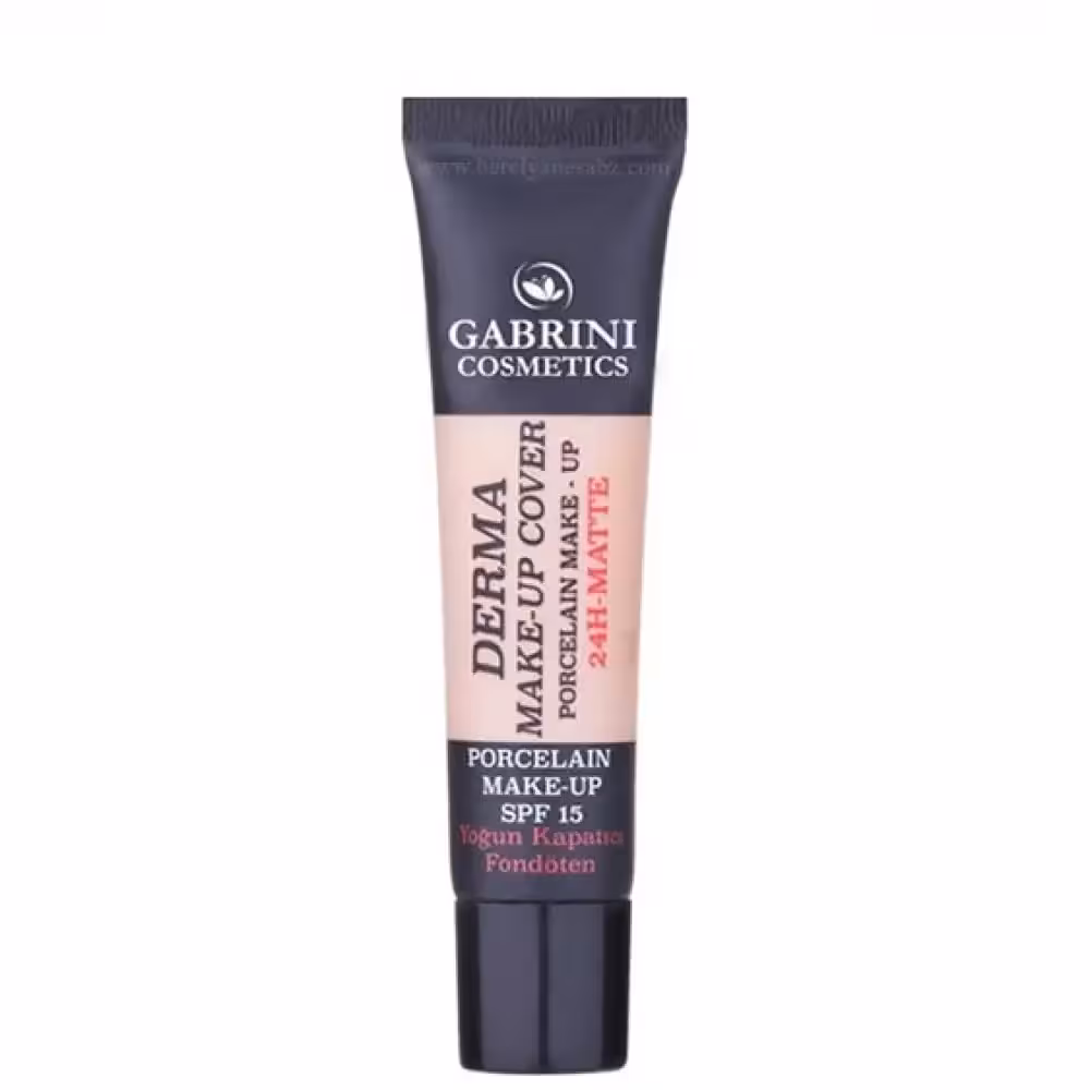 کرم پودر گابرینی Gabrini سری Derma SPF15 شماره 101 حجم 40 میل