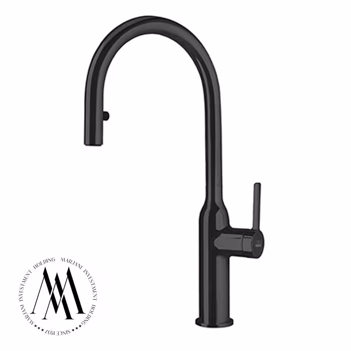 شیر ظرفشویی kwc مدل سین (مشکی)