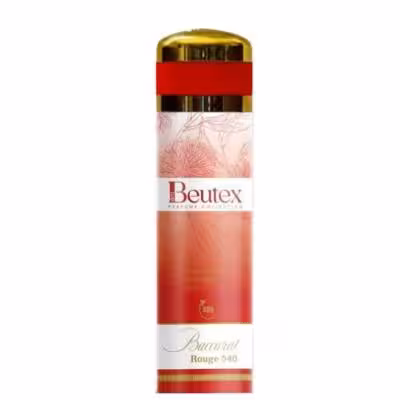 اسپری خوشبو کننده زنانه بیوتکس Beutex رایحه باکارات رژ Baccarat حجم 200 میل