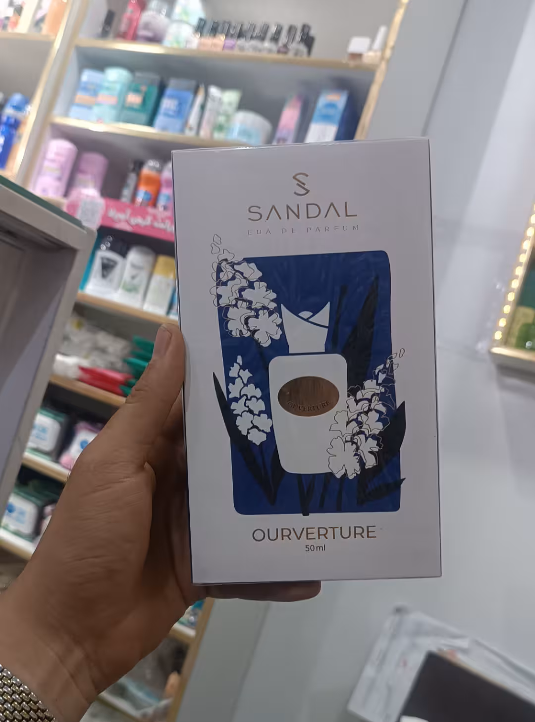 ادکلن صندل Sandal مدل اوورتور حجم 50 میلی لیتر
