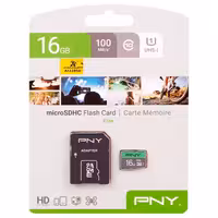 رم میکرو 16 گیگ پی ان وای PNY Elite U1 C10 100MB/s   خشاب