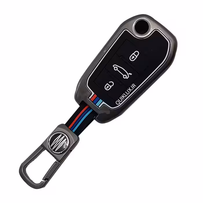 کاور سوییچ فلزی تارا (کلید خور) طرح M-Performance – صندوق پران وسط