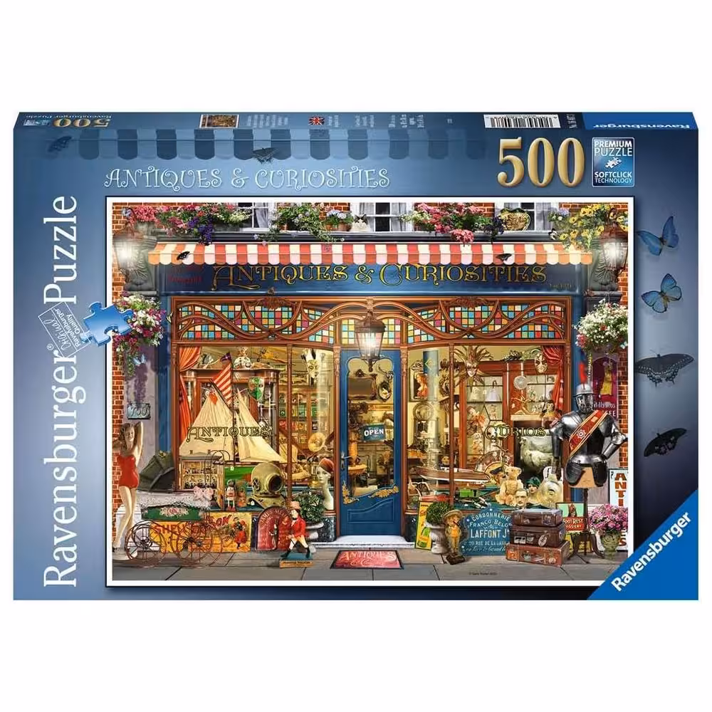 پازل 500 قطعه Ravensburger طرح فروشگاه عتیقه جات