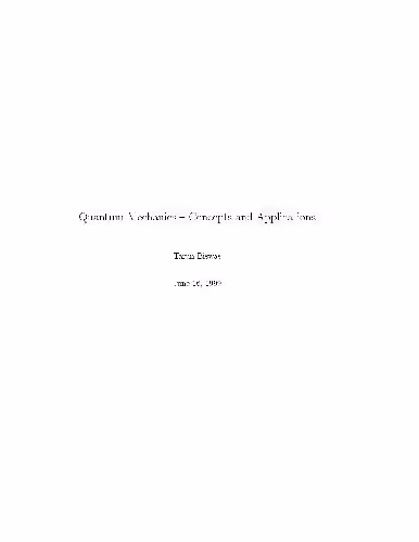 خرید و دانلود نسخه کامل کتاب Quantum mechanics, concepts and applications