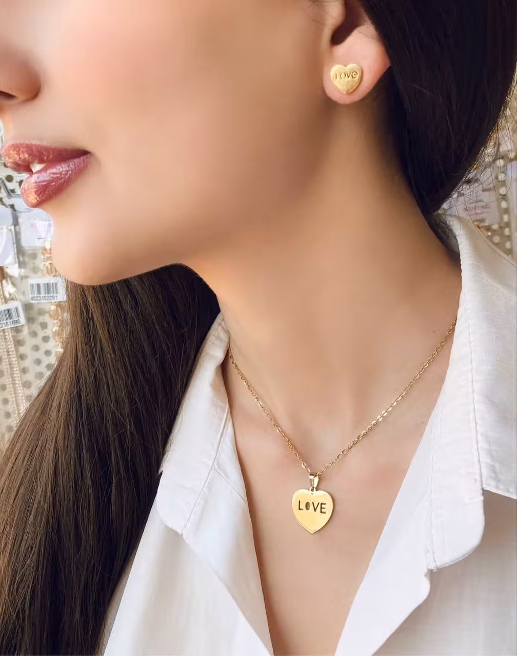 نیمست استیل، مدل قلب و عشق ( LOVE ) کد 02