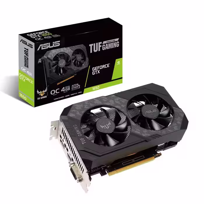 کارت گرافیک ایسوس مدل TUF-GTX1650-4GD6-GAMING