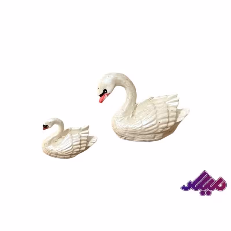 تزئینات قو مادر و فرزند 3 و 1.5 سانت