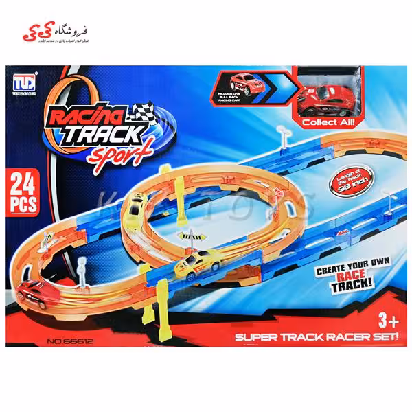 اسباب بازی پیست مسابقه هات ویلز RACING TRACK 66612