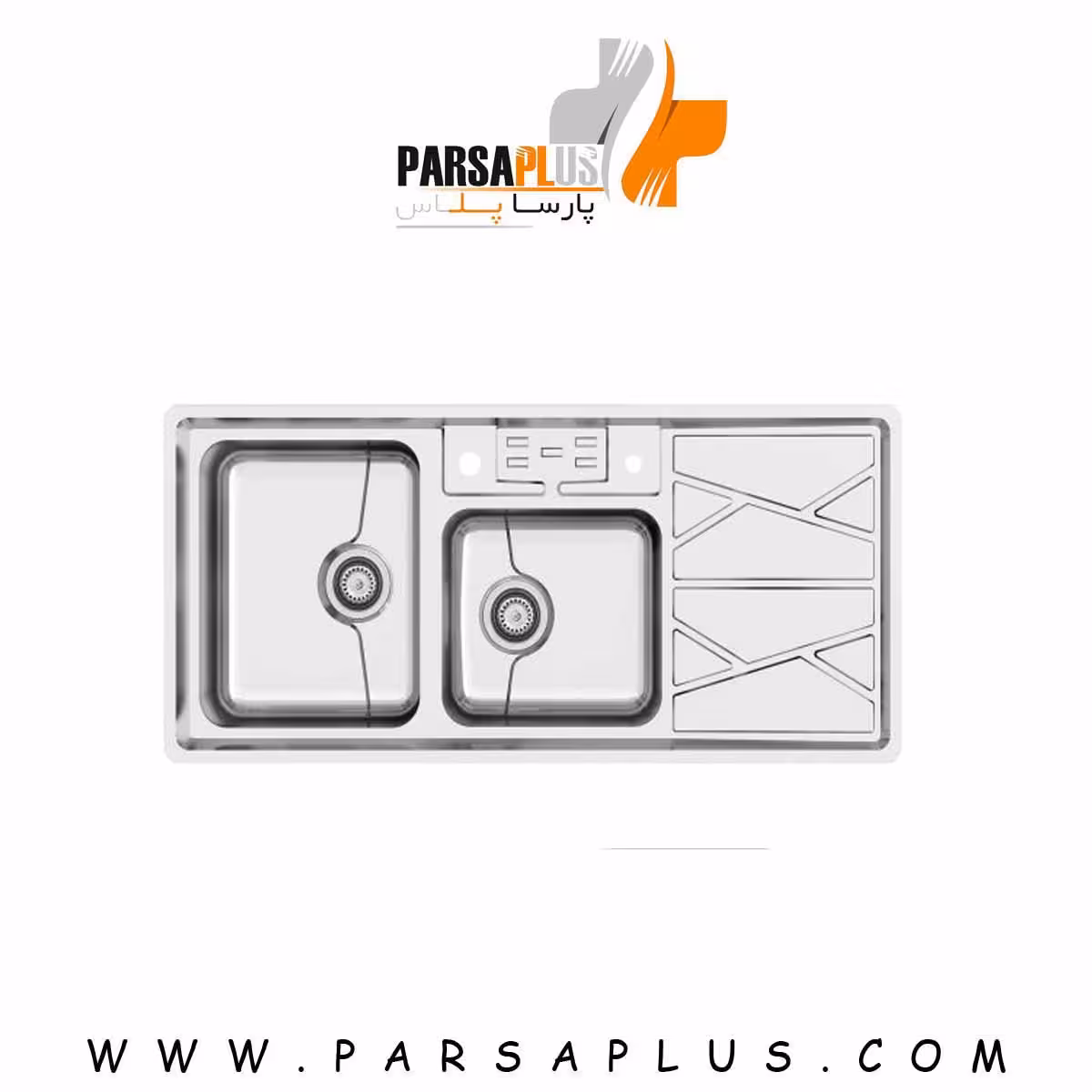 سینک روکار میکس پلاس مدل 8041P45