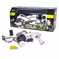 تفنگ و ماشین کنترلی اسباب بازی دوکاره REMOTE CAR CAN K15 کد K15 رنگ سبز