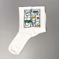 جوراب ساقدار WP طرح Social media