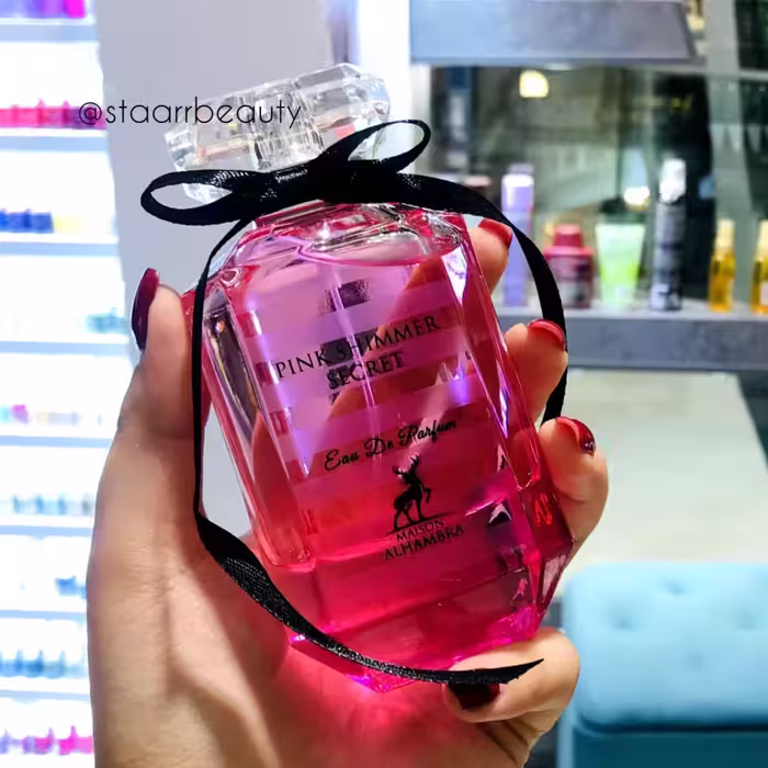 عطر ادکلن ویکتوریا سکرت بامب شل الحمبرا پینک شیمر سکرت الحمبرا Alhambra Pink Shimmer Secret حجم 100 میل