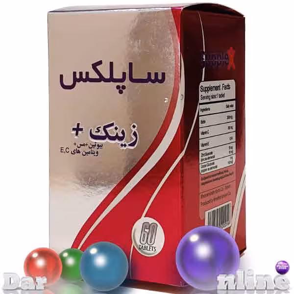 زینک پلاس ساپلکس قرص60عددی