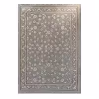 فرش گل برجسته 1200 شانه کد 305 نقره ای