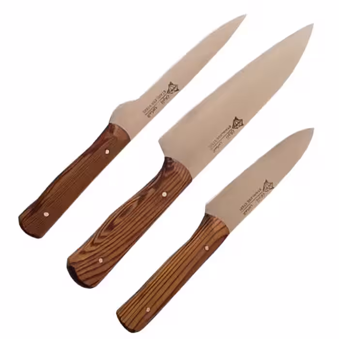 ست چاقو آشپزخانه 3 پارچه الماس زنجان مدل 05 | کالا مکس