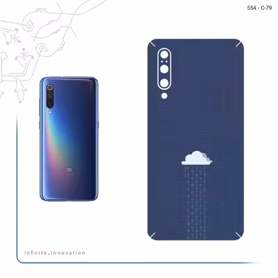 برچسب پوششی ماهوت مدل Minimal Data Cloud مناسب برای گوشی موبایل شیائومی Mi 9