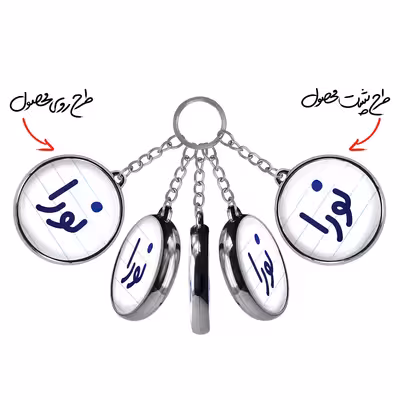 جاکلیدی خندالو طرح نورا مدل دوطرفه کد 68616861