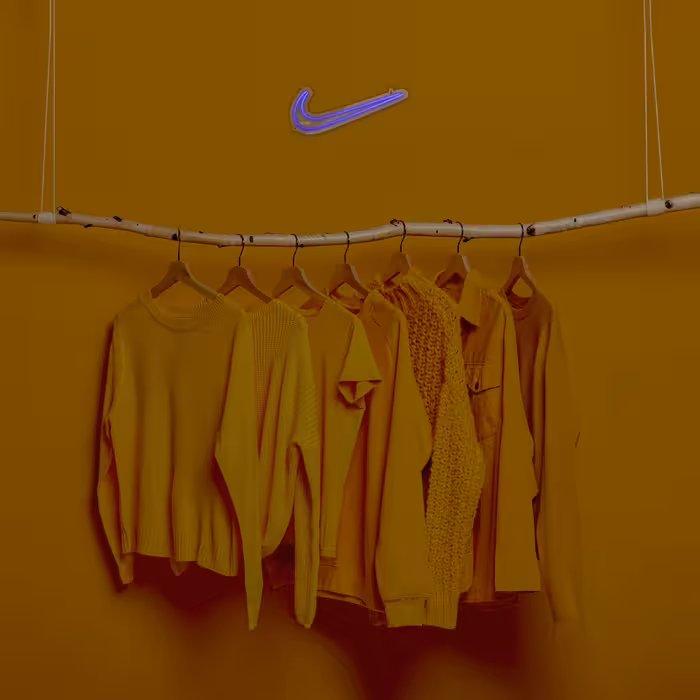 چراغ دیواری نئون دیزاین طرح Nike_BL