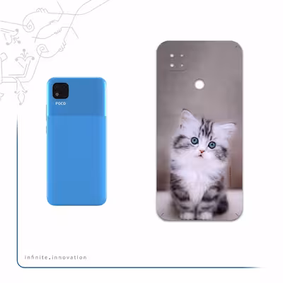 برچسب پوششی ماهوت مدل Cat-2 مناسب برای گوشی موبایل شیائومی Poco C3