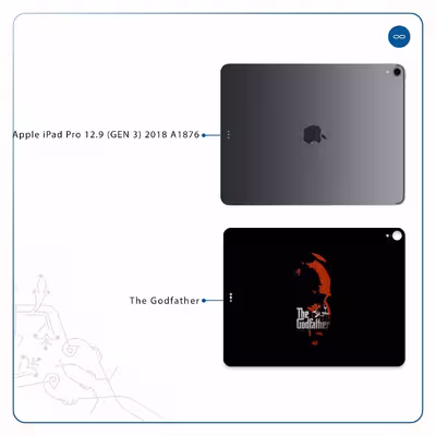 برچسب پوششی ماهوت مدل The Godfather مناسب برای تبلت اپل iPad Pro 12.9 (GEN 3) 2018 A1876