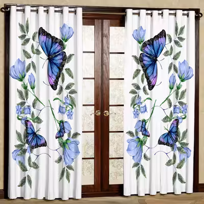 پرده مدل مخمل پانچی کد 5828 سایز 280x140 سانتی متر