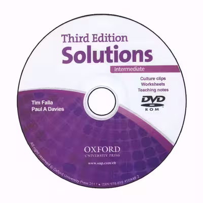 کتاب Solutions Intermediate Third Edition اثر Tim Falla And Paul A Davies انتشارات سپاهان