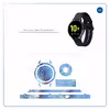 برچسب ماهوت طرح Blue-Ocean-Marble مناسب برای ساعت هوشمند سامسونگ Galaxy Watch Active 2 44mm