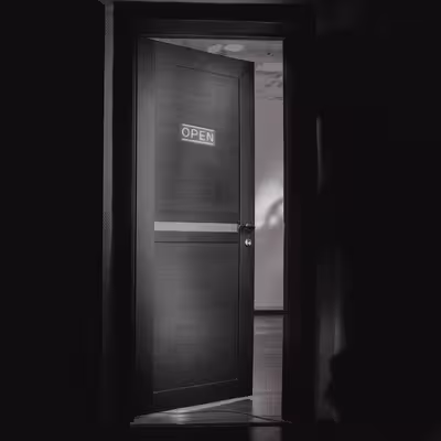 چراغ دیواری نئون دیزاین طرح Open_WHT