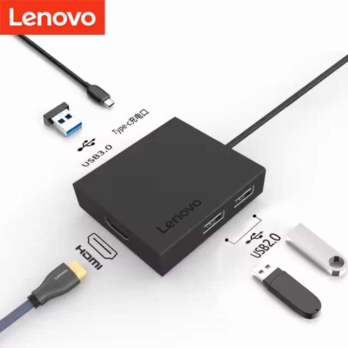 هاب 5 پورت USB-C لنوو مدل C150 