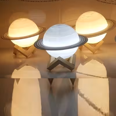 آباژور رومیزی مدل سیاره زحل small