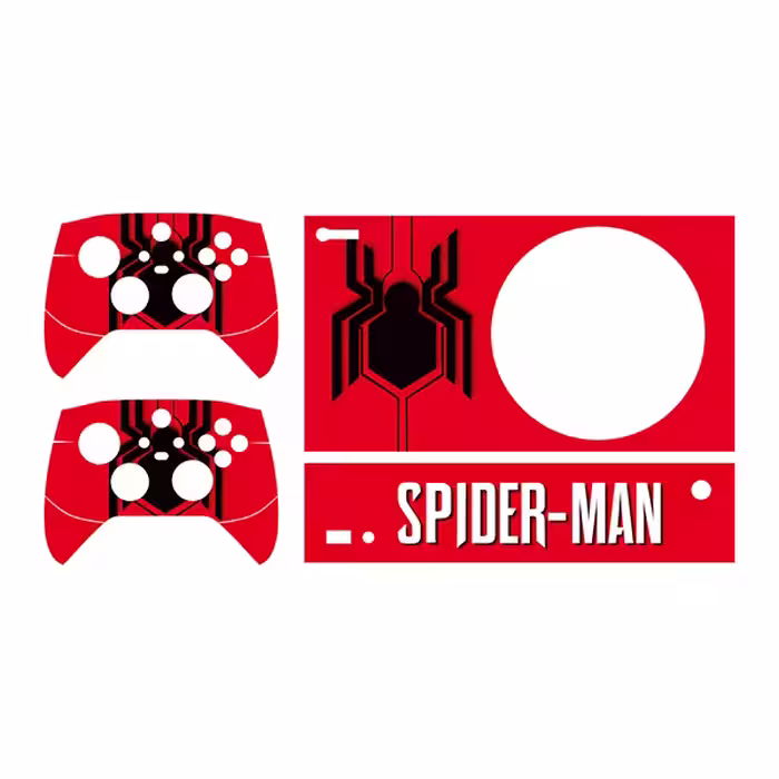 برچسب کنسول بازی ایکس باکس series s مدل spider man کد 1 مجموعه 4 عددی