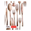 سرویس قاشق و چنگال 86 پارچه ناب استیل مدل FELORANCE
