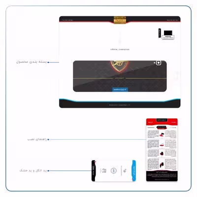 برچسب پوششی ماهوت مدل Arsenal مناسب برای تبلت سامسونگ Galaxy Tab S4 10.5 2018 T830