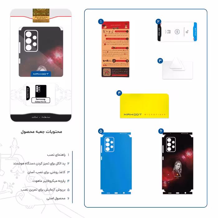 برچسب پوششی ماهوت مدل Emma Stone-FullSkin مناسب برای گوشی موبایل سامسونگ Galaxy A52 5G