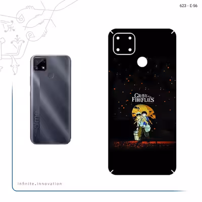 برچسب پوششی ماهوت مدل Grave of the Fireflies مناسب برای گوشی موبایل ریلمی C25s