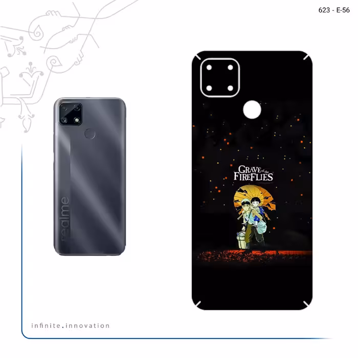برچسب پوششی ماهوت مدل Grave of the Fireflies مناسب برای گوشی موبایل ریلمی C25s