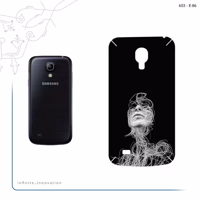 برچسب پوششی ماهوت مدل Strings Digital Art 2 مناسب برای گوشی موبایل سامسونگ Galaxy S4 mini