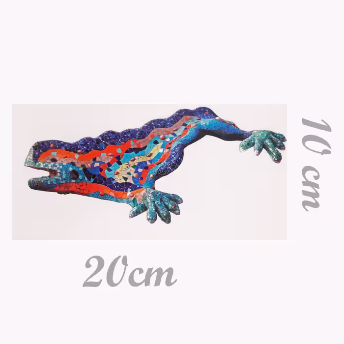 استیکر پارچه و لباس مدل سوسمار رنگی