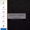 برچسب پوششی ماهوت مدل Ostrich-Leather مناسب برای تبلت اپل iPad 2 2011 A1395