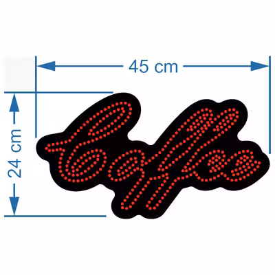 تابلو ال ای دی آیاز مدل کافی کد R386
