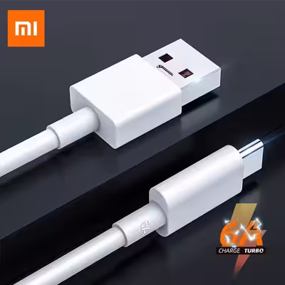 کابل تبدیل USB به USB-C مدل 6A Turbo طول 1 متر