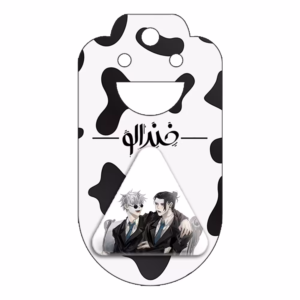 پیکسل خندالو طرح گوجو و گتو انیمه جوجوتسو کایزن مدل مثلثی کد 11123