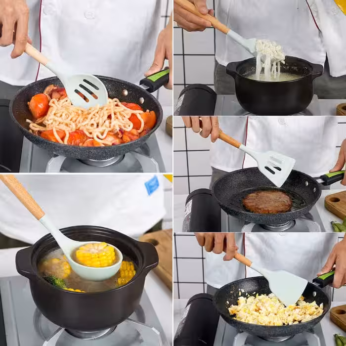 سرویس کفگیر و ملاقه 12 پارچه پرنس هوم مدل KITCHEN SET